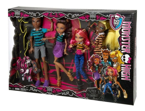 Monster High Familia Wolf X 4 Jugueteria Bunny Toys