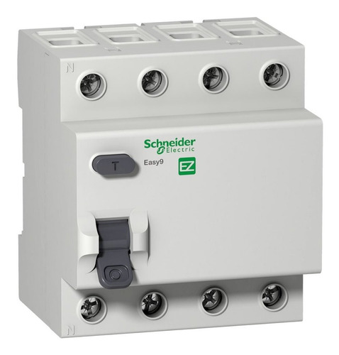 Imagen 1 de 1 de Disyuntor Dif Tetrapolar 40a 30ma E9 Ez9r36440