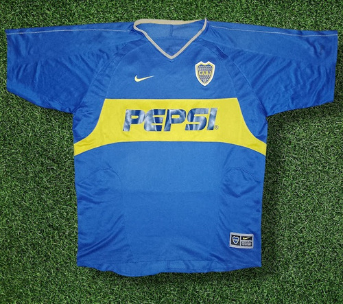 Camiseta De Boca Juniors 2003 Pepsi Titular 