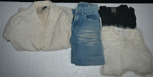 Lote 4 Prendas Ropa Niña Talle 6-8 Zara H&m