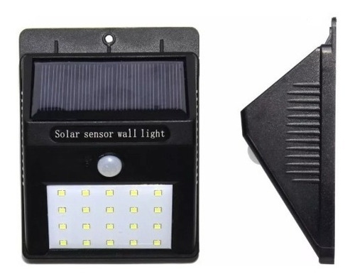 Lampara Solar 20 Leds Con Sensor De Movimiento Aprox 60 Watt