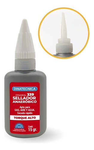 Sella Rosca Aprobado Para Gas Dinatecnica 15gr Torque Alto