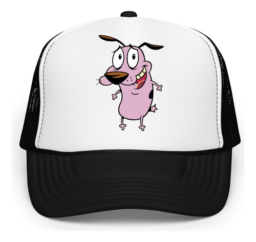 Gorra Estilo Trucker Coraje El Perro Cobarde