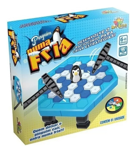 Kit Jogos De Mesa Pinguim Numa Fria / Croco Morde Dedo Zein