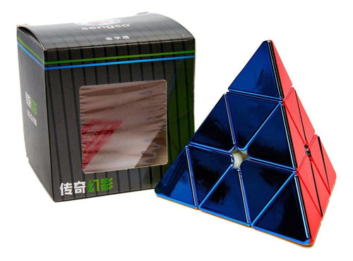 Cubo Rubik Shengshou Metallic Pyraminx De Colección