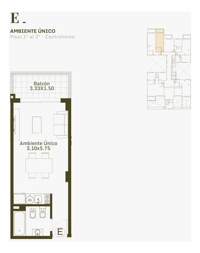 Dos Ambientes En Pozo En El Palomar - Balcón Financia