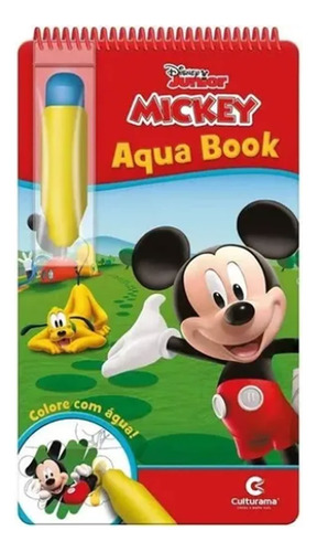 Livro Aquabook Mickey Mouse Disney Culturama Pintar Com Agua