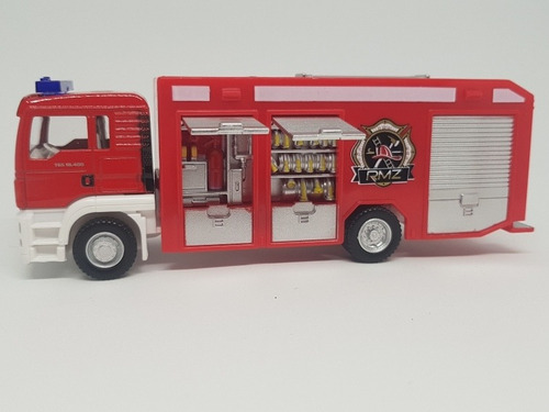 Imagen 6 de 9 de Camión De Colección De Bomberos Escala 1:64