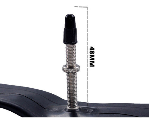 Imagem 5 de 7 de Camara De Ar 700x45 Presta Serve Na Bicicleta Aro 29