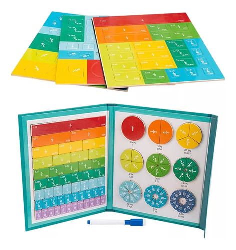 B Brinquedos De Fração Montessori Reutilize Imagens De