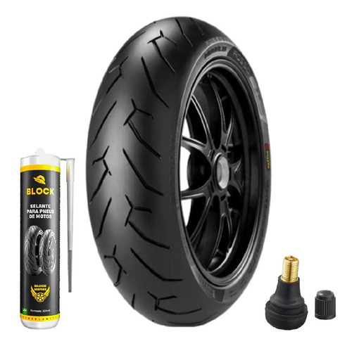 Pneu 140/70r17 Tl Diablo Rosso 2 Pirelli + Selante + Bico