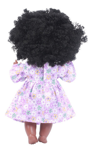 Muñecas Negras Afroamericanas Jugar Realista 35cm Baby Pp 