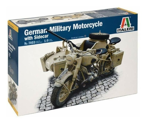 Italeri Kit 7403 Moto Bmwr75 Sidecar 1/9 Supertoys