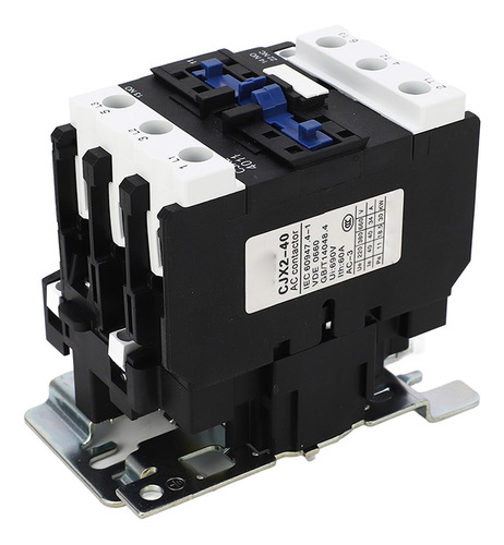 Contactor Eléctrico Ac Din Rail Mount, 3 Polos, Bajo Voltaje