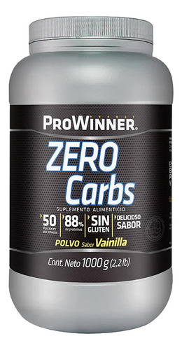 Zero Carbs Proteína 1 Kg Vainilla Prowinner