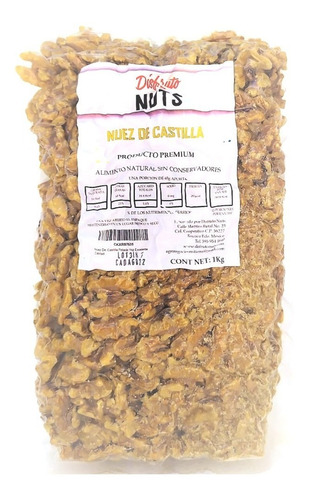 Nuez De Castilla Pelada 1kg Excelente Calidad