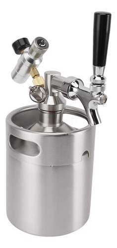 Vaso De Cerveza Mini Keg De Acero Inoxidable De 2 Litros