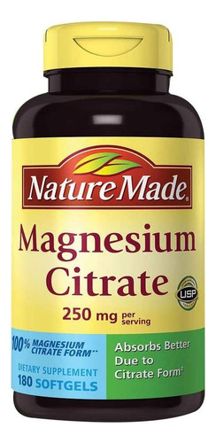 Nature Made Citrato De Magnesio