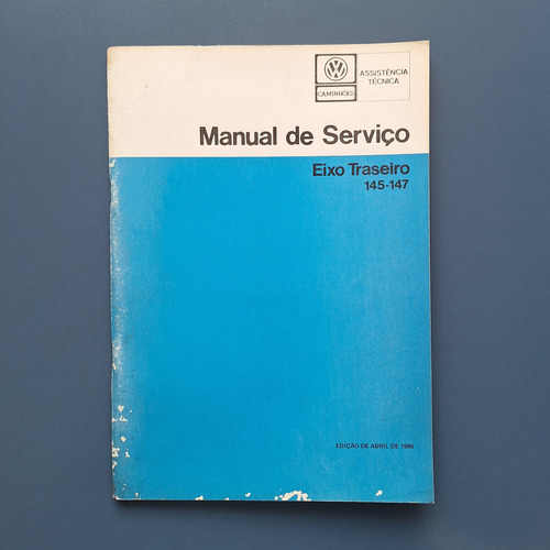 Manual De Serviço Vw Caminhões Eixo Traseiro 145 E 147 Orig (Usado)