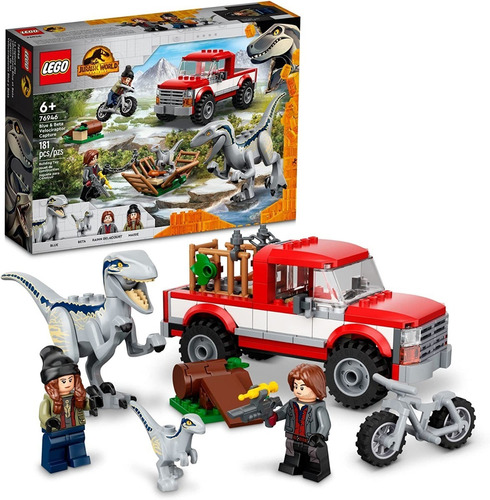 Captura De Velocirraptores Blue Y Beta Lego Jurassic 76946