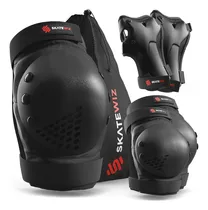 Comprar Rodilleras Y Coderas Para Adultos Y Niños, Tamaño L\u002Fxl, Negr