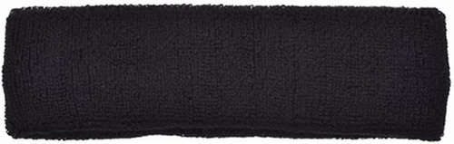 Cosmos Cotton Sports Headband, 5-pieces (black)