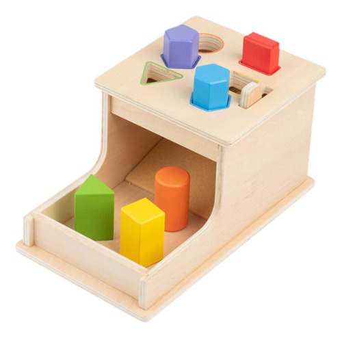 Caja De Permanencia De Objetos De Juguete Para Bebés De 6 A