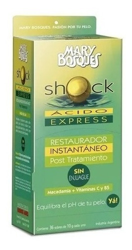 Mary Bosques Shock Acido Express S/enj. X 10 Gr