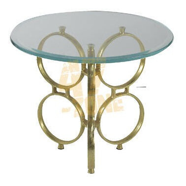 Ring Table Gold Clear Furniture Indoor Living Dining Roo Ggz