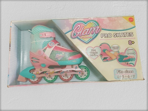 Imagen 4 de 6 de Patines Lineales Ajustables Para Niñas