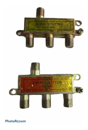 Spliter Para Dividir Señal De Tv Por Cable 1-in, 3-out