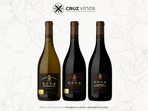 Imagen 1 de 1 de Vinos Box Luca Chardonnay/pinot Noir/syrah