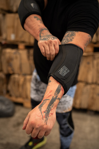 Codera Pro Neoprene 7mm Balboafit Powerlifting Por Unidad Talle Xl