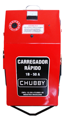 Carregador De Bateria Chubby 1b-50a Até 5 Baterias 12v 50ah