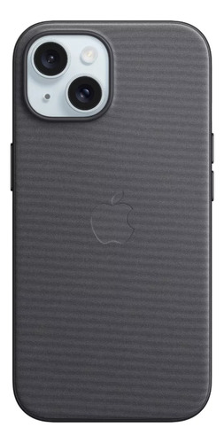 Funda Apple  Finewoven Para iPhone 15 Con Magsafe - Negro