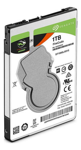 Hd 2.5 Seagate Firecuda 1tb - Híbrido 8gb Ssd Em Cache - Ps3 / Ps4 / Xbox One & S (0 Horas De Uso) Branco (Recondicionado)