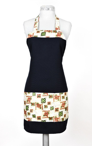 Delantal De Cocina Con Toques Navideños, Varios Colores