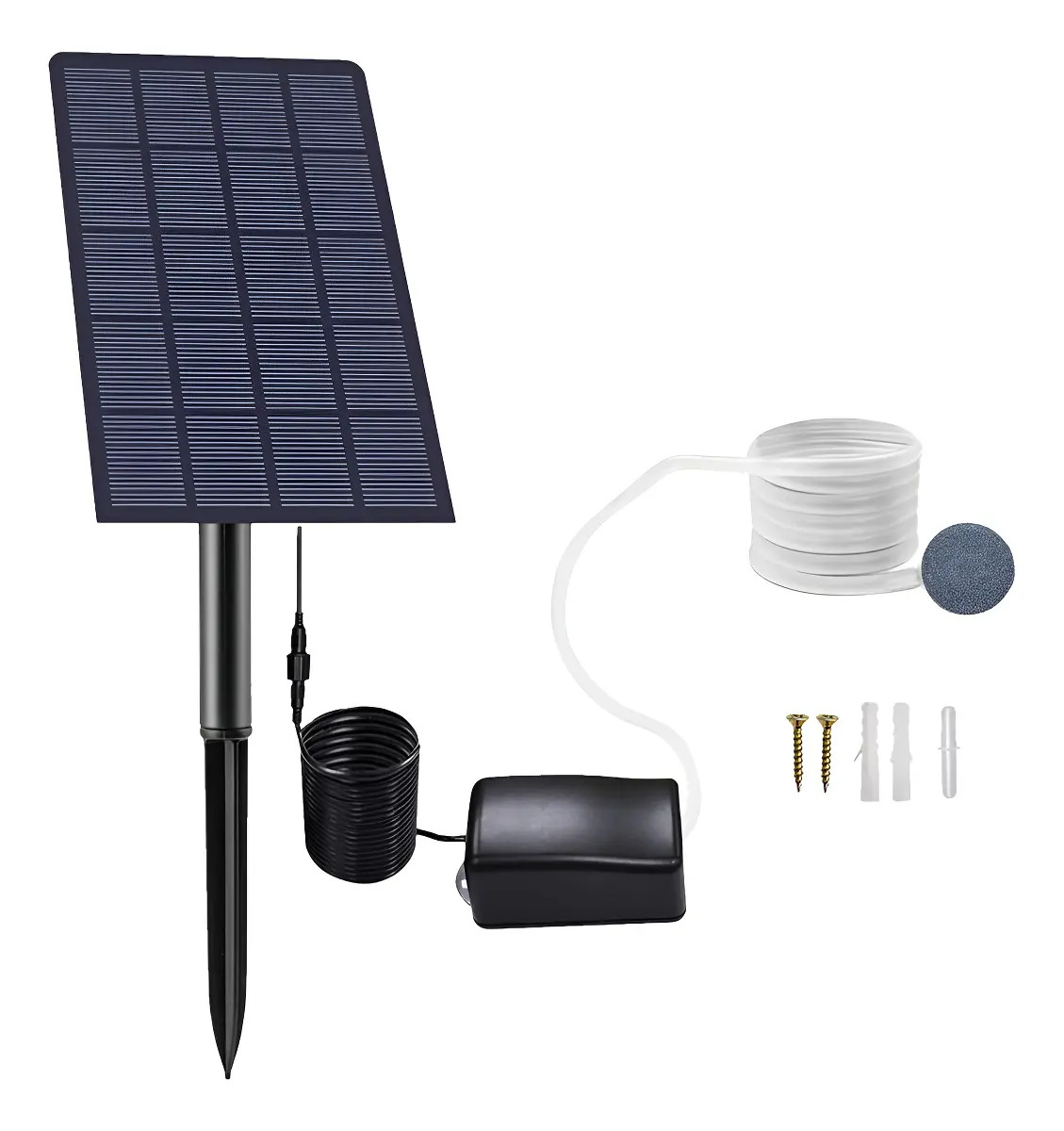 Aireador De Estanque Solar Con Bomba para Oxigenación y Peces
