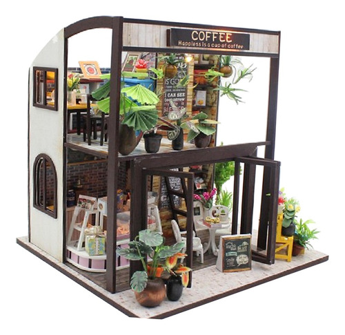Imagen 1 de 6 de 1:24 Diy Dollhouse Kit En Miniatura Viaje En El Tiempo