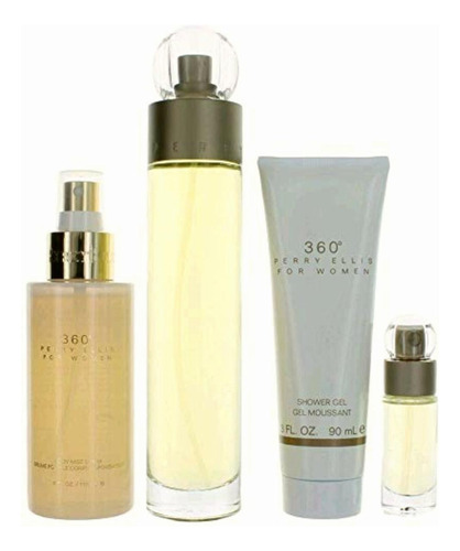Perry Ellis 360 For Women 4 Piece Gift Set