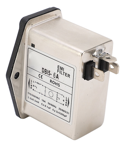 Socket Panel Emi Filter Power Single Phase Iec Power Line
