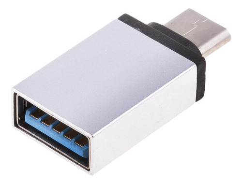 A Usb3.0 Adaptador Soporte Otg De Sincronización De Plata