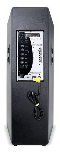 Caixa De Som Ativa Datrel At 12x2 Dupla Bluetooth Microfone