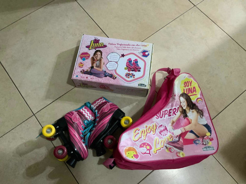 Patines Con Mochila Soy Luna (Usado)