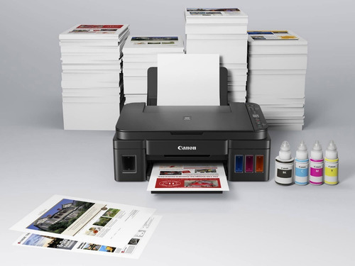 Impresora a color multifunción Canon Pixma G3110 con wifi negra 110V/220V G3110