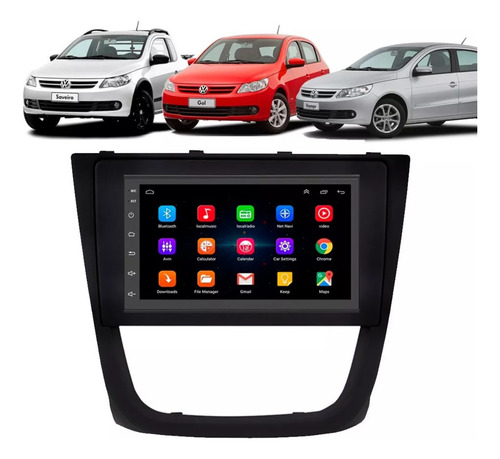 Radio Multimedia Android +camara + Marco Adaptador Vw Gol G5