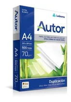 Comprar Resma Autor Blanco A4 70grs Envio Gratis X 24 Unid.en Caba