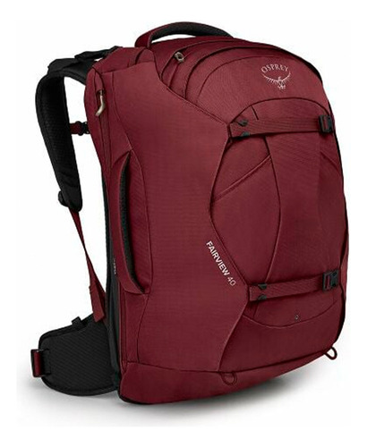 Mochila Osprey Fairview 40l Mujer Senderismo Montañismo Color Zircon Red Diseño De La Tela Liso