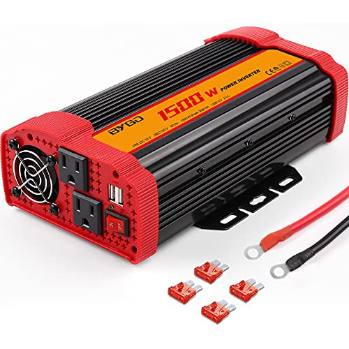 Inversor De Corriente De 1500w, Convertidor De Cc Ca De...