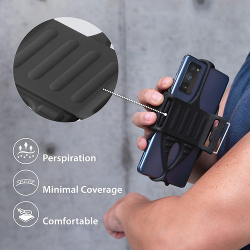Soporte De Celular Para Correr Bone Color Negro